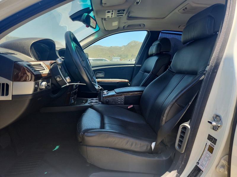 2006 BMW 7 series VIN WBAHL83536DT00145 COPART salvage auction — NORMAL WEAR, CA - DIS/DLR/EXP ONLY CLEAN TITLE, sold $225 on 2026-07-28 (photo 7)
