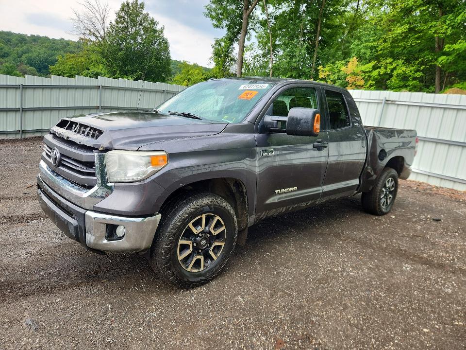 2015 Toyota Tundra VIN 5TFUY5F1XFX445627 COPART salvage auction — REAR END, Vt - Cert Of Title-Salvage Vehicle, sold $250 on 2026-08-24 (photo 1)