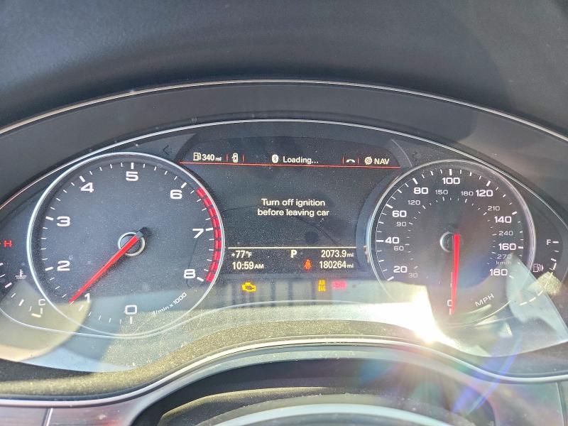 2015 Audi A6 VIN WAUGFAFC1FN016740 COPART salvage auction — FRONT END, Ny - Mv-907A Salvage Certificate, sold $250 on 2026-07-22 (photo 9)