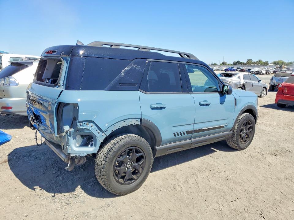 2021 Ford Bronco sport VIN 3FMCR9F99MRA13523 COPART salvage auction — REAR END, Ca - Salvage Certificate, sold $10,100 on 2026-08-18 (photo 3)