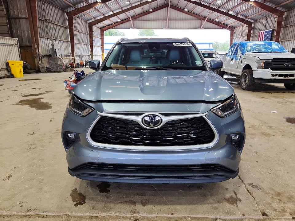 2021 Toyota Highlander VIN 5TDGZRAH2MS074665 COPART salvage auction — REAR END, La - Cert Of Title-Salvage, sold $1,750 on 2026-07-21 (photo 5)