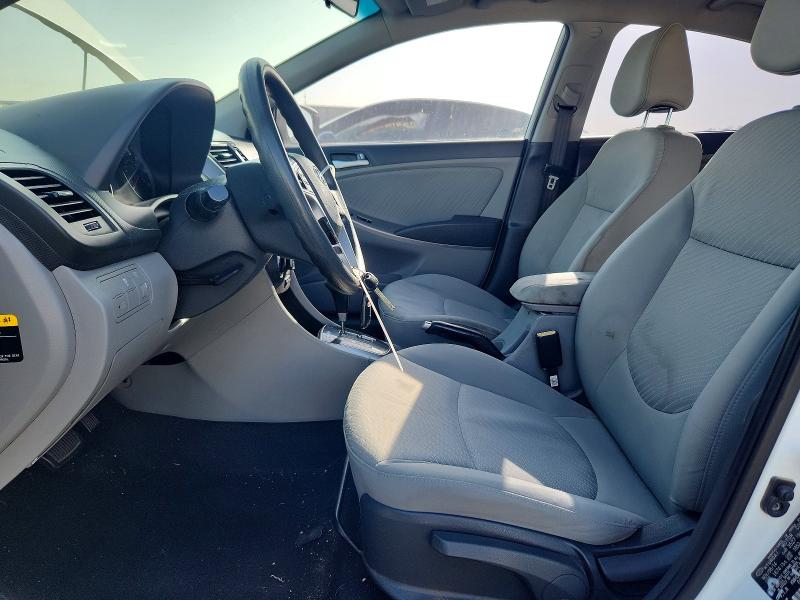 2015 Hyundai Accent VIN KMHCU4AE6FU822138 COPART salvage auction — MECHANICAL, Tx - Salvage Vehicle Title, sold $325 on 2026-07-30 (photo 7)