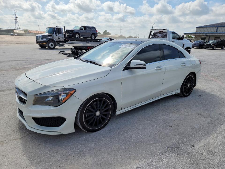 2015 Mercedes-benz Cla-klasse VIN WDDSJ4GB5FN274171 COPART salvage auction — FRONT END, Tx - Certificate Of Title, sold $1,550 on 2026-08-04 (photo 1)