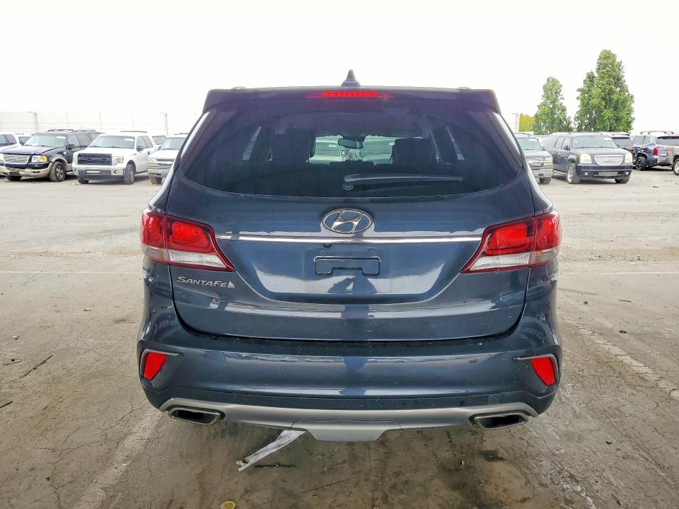 2017 Hyundai Santa fe VIN KM8SM4HF8HU234593 COPART salvage auction — FRONT END, Ca - Salvage Certificate, sold $15 on 2026-07-30 (photo 6)