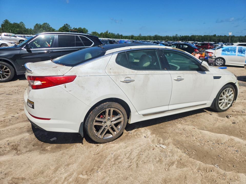2013 Kia Optima VIN 5XXGR4A69DG176340 COPART salvage auction — FRONT END, Fl - Certificate Of Title, sold $350 on 2026-07-31 (photo 3)