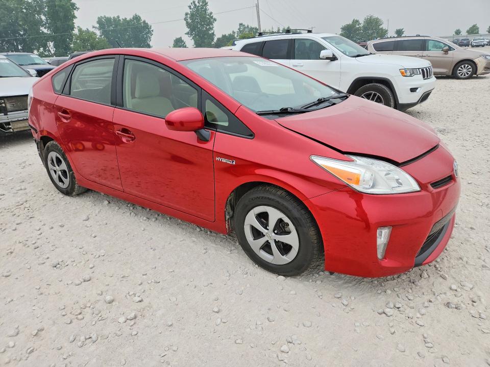 2014 Toyota Prius VIN JTDKN3DU7E1752028 COPART salvage auction — REAR END, Mi - Certificate Of Title, sold $550 on 2026-07-30 (photo 4)