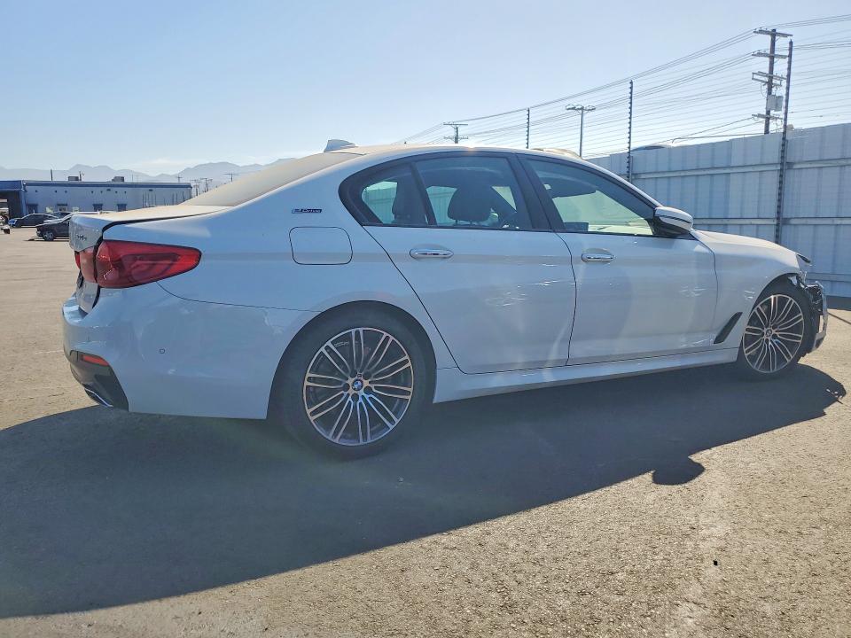 2018 BMW 5er VIN WBAJA9C50JB252749 COPART salvage auction — FRONT END, Ca - Salvage Certificate, sold $9,500 on 2026-08-03 (photo 3)