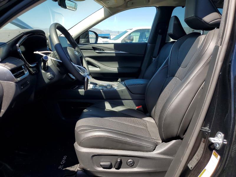 2025 Infiniti Qx60 VIN 5N1AL1FR6SC355792 COPART salvage auction — FRONT END, Ca - Salvage Certificate, sold $16,100 on 2026-07-15 (photo 7)