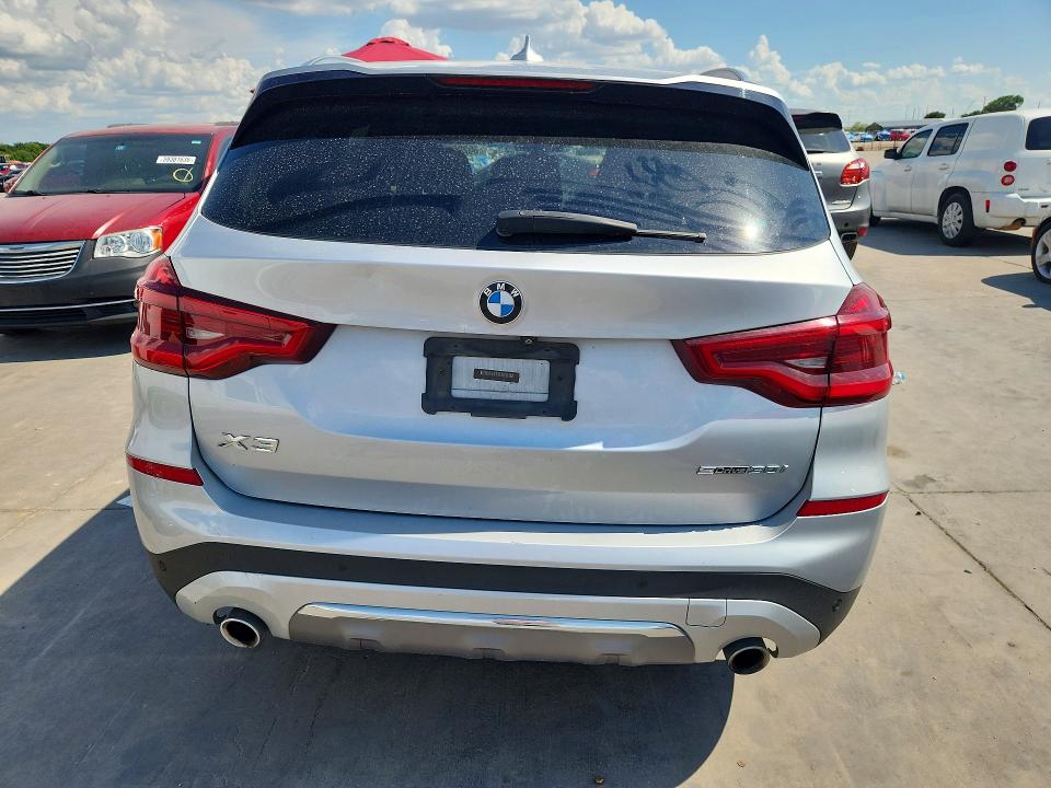 2020 BMW X3 VIN 5UXTY3C0XL9C28981 COPART salvage auction — FRONT END, Tx - Salvage Vehicle Title, sold $6,900 on 2026-07-13 (photo 6)