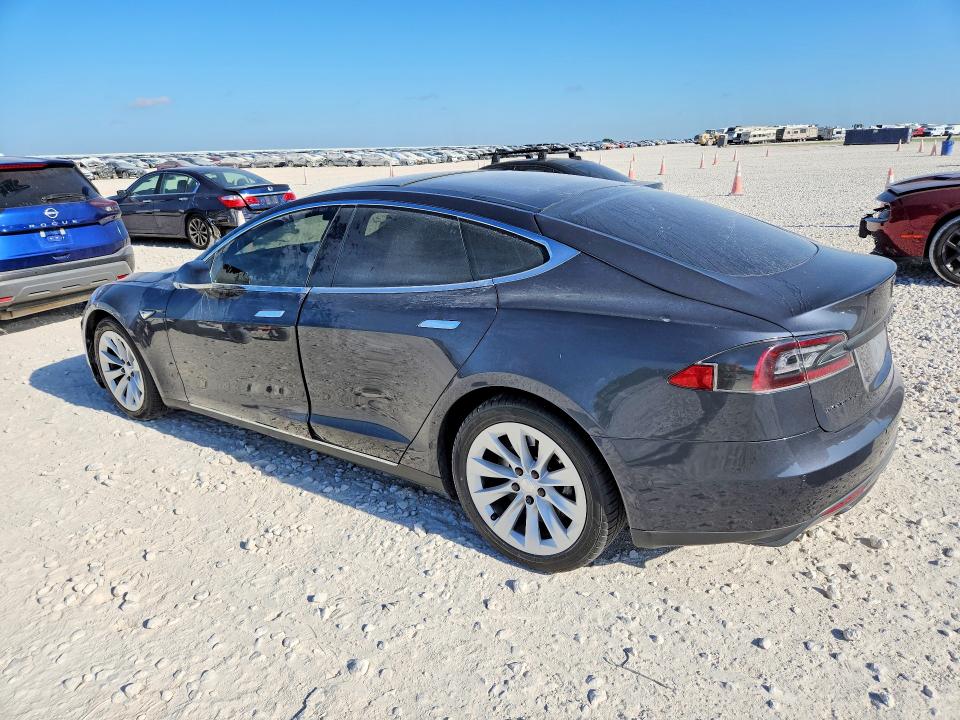 2015 Tesla Model s VIN 5YJSA1E27FF112486 COPART salvage auction — UNDERCARRIAGE, Tx - Certificate Of Title, sold $1,150 on 2026-07-16 (photo 2)