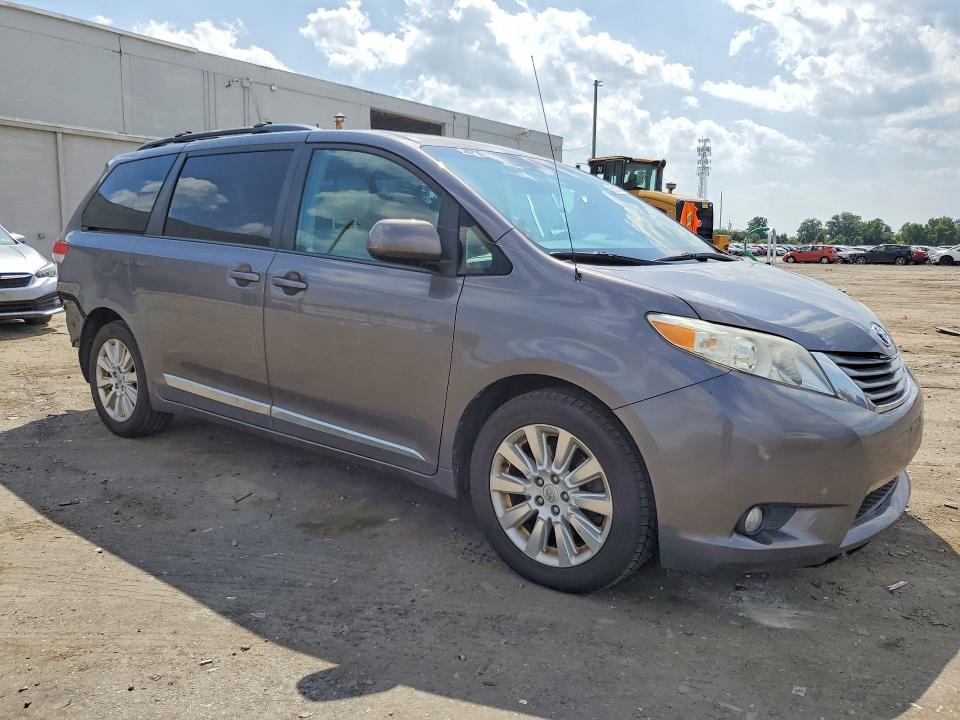 2013 Toyota VIN 5TDDK3DC6DS051801 COPART salvage auction — REAR END, Va - Cert Of Title - Salvage, sold $4,750 on 2026-07-22 (photo 4)