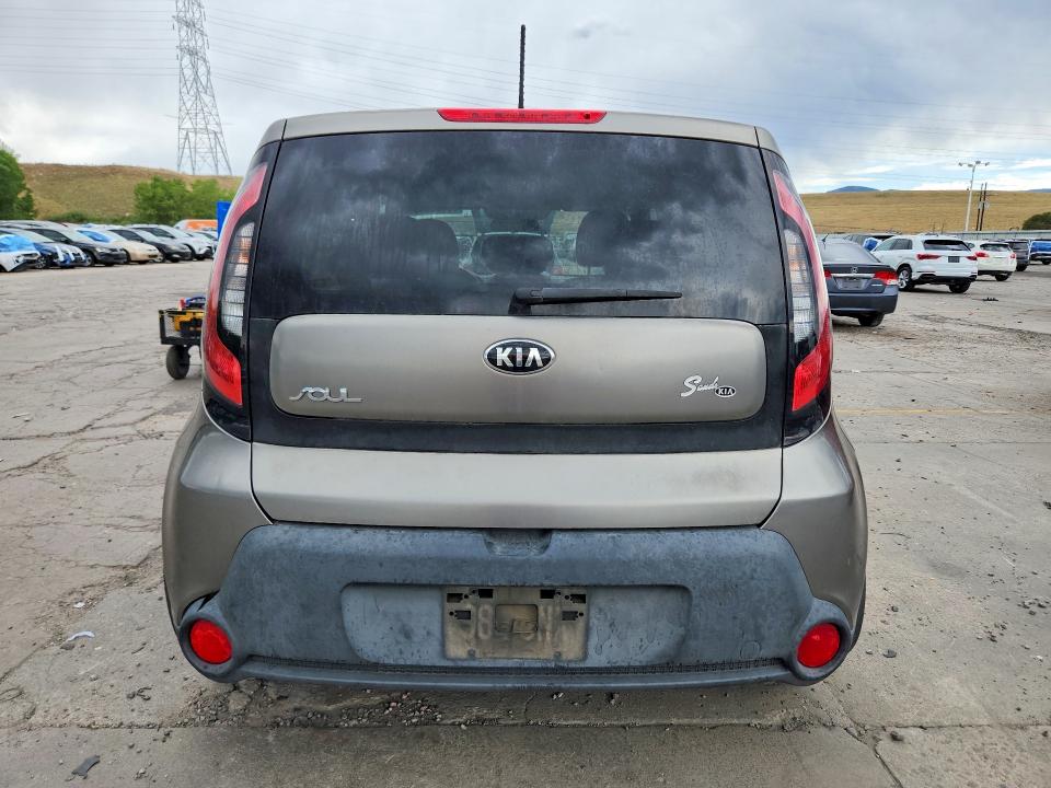 2015 Kia Soul VIN KNDJN2A26F7172339 COPART salvage auction — UNDERCARRIAGE, Co - Certificate Of Title, sold $500 on 2026-07-29 (photo 6)