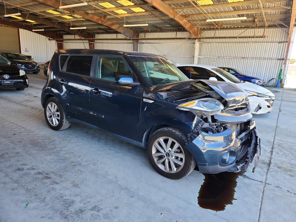 2018 Kia Soul VIN KNDJP3A52J7530443 COPART salvage auction — FRONT END, Ca - Salvage Certificate, sold $750 on 2026-07-27 (photo 4)
