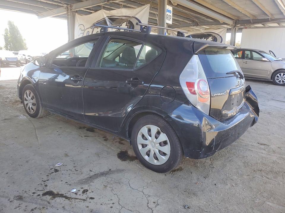 2014 Toyota VIN JTDKDTB35E1560569 COPART salvage auction — REAR END, Ca - Salvage Certificate, sold $1,100 on 2026-07-16 (photo 2)