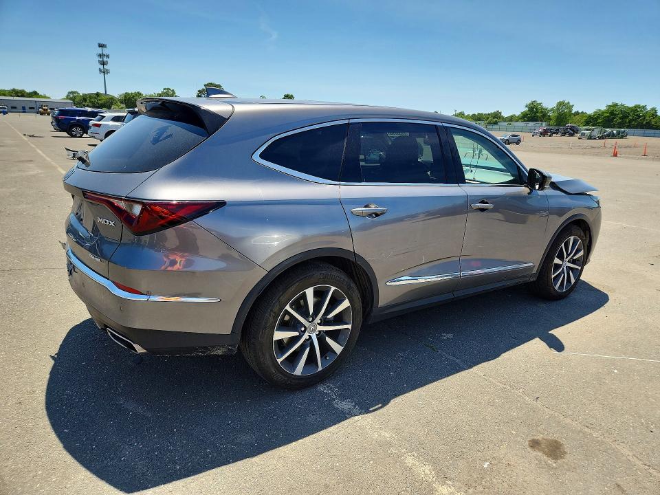 2025 Acura Mdx VIN 5J8YE1H40SL010354 COPART salvage auction — FRONT END, Salvage Title, sold $15,800 on 2026-08-21 (photo 3)