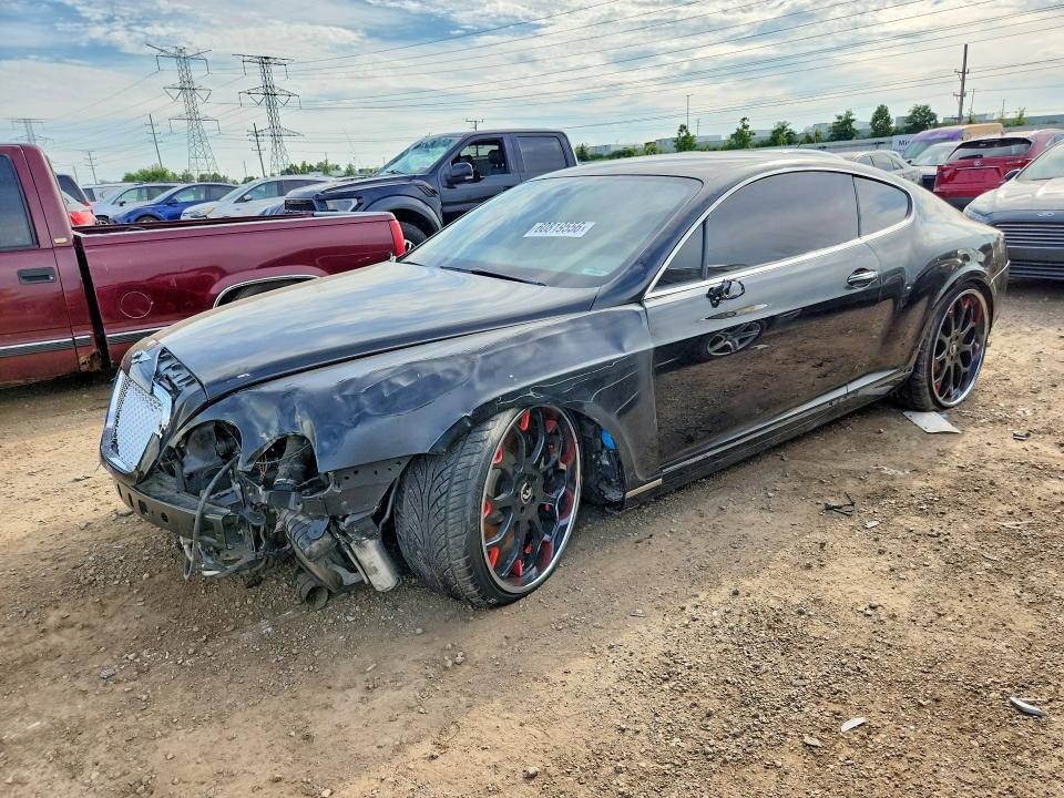2007 Bentley Continental VIN SCBCR73W07C045561 COPART salvage auction — FRONT END, IN - CERTIFICATE OF TITLE, sold $1,300 on 2026-07-21 (photo 1)