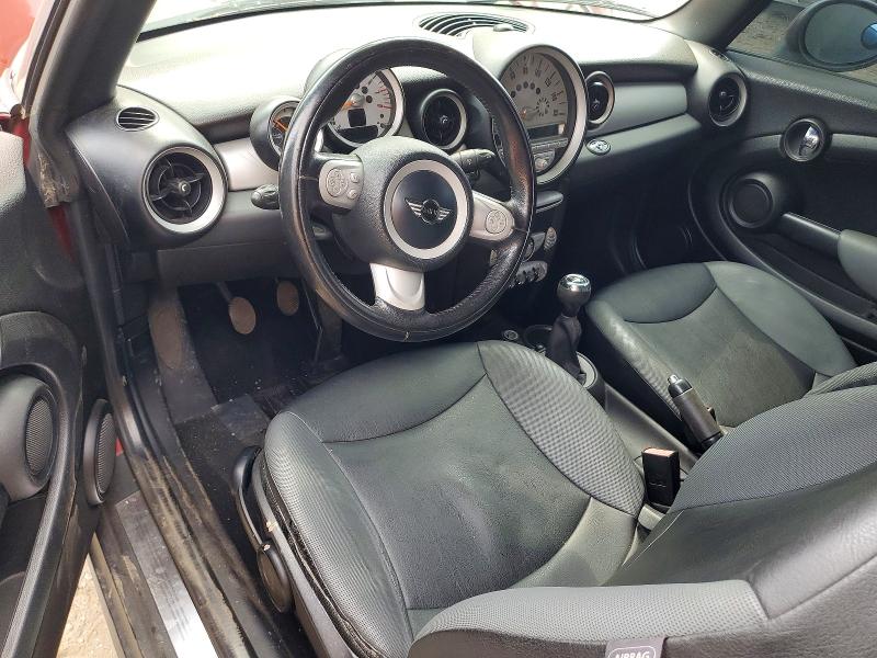 2010 Mini Cooper VIN WMWMR3C50ATZ19087 COPART salvage auction — FRONT END, Az - Cert Of Title - Salvage, sold $450 on 2026-08-06 (photo 8)
