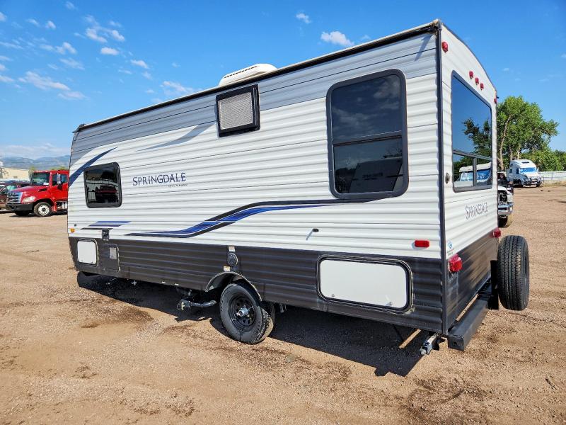 2021 Keystone Springdale VIN 4YDT17511MW100726 COPART salvage auction — HAIL, CO - SALVAGE TITLE, sold $3,250 on 2026-09-09 (photo 3)
