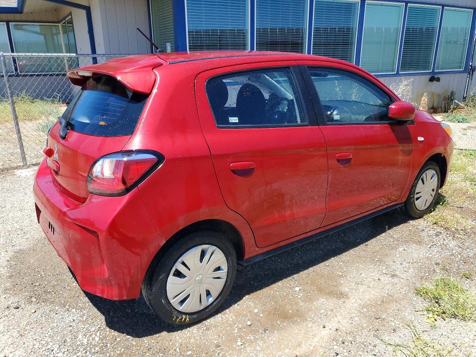 2024 Mitsubishi Mirage VIN ML32AUHJ4RH026905 COPART salvage auction — SIDE, FL - CERT OF TITLE SLVG REBUILDABLE (P), sold $2,200 on 2026-07-15 (photo 3)