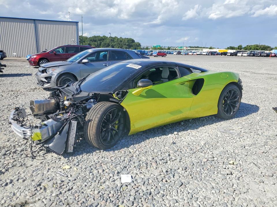 2023 Mclaren automotive Artura VIN SBM16AEA2PW001160 COPART salvage auction — FRONT END, FL - CERT OF TITLE SLVG REBUILDABLE, sold $25 on 2026-07-27 (photo 1)