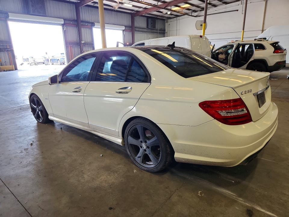 2012 Mercedes-benz C class VIN WDDGF4HB4CR218622 COPART salvage auction — MECHANICAL, Fl - Certificate Of Title, sold $450 on 2026-08-05 (photo 2)