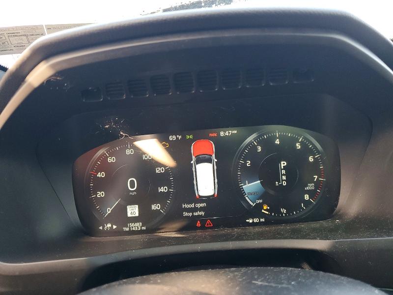 2018 Volvo Xc90 VIN YV4A22PK7J1209567 COPART salvage auction — FRONT END, Pa - Certificate Of Salvage, sold $5,200 on 2026-08-14 (photo 9)