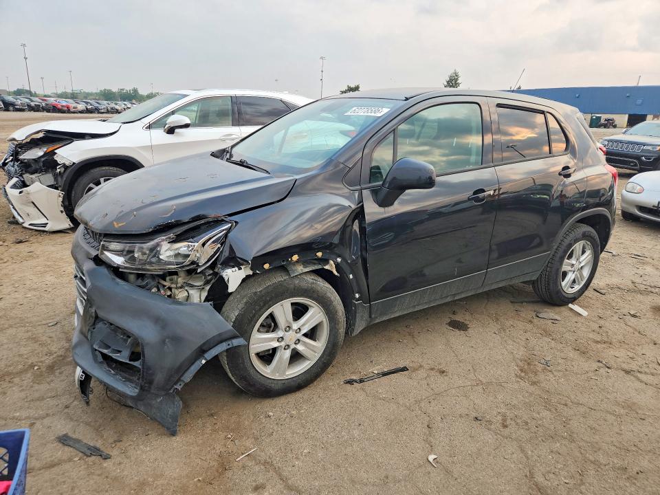 2020 Chevrolet Trax VIN KL7CJKSB0LB053260 COPART salvage auction — FRONT END, Mi - Certificate Of Title, sold $600 on 2026-07-31 (photo 1)