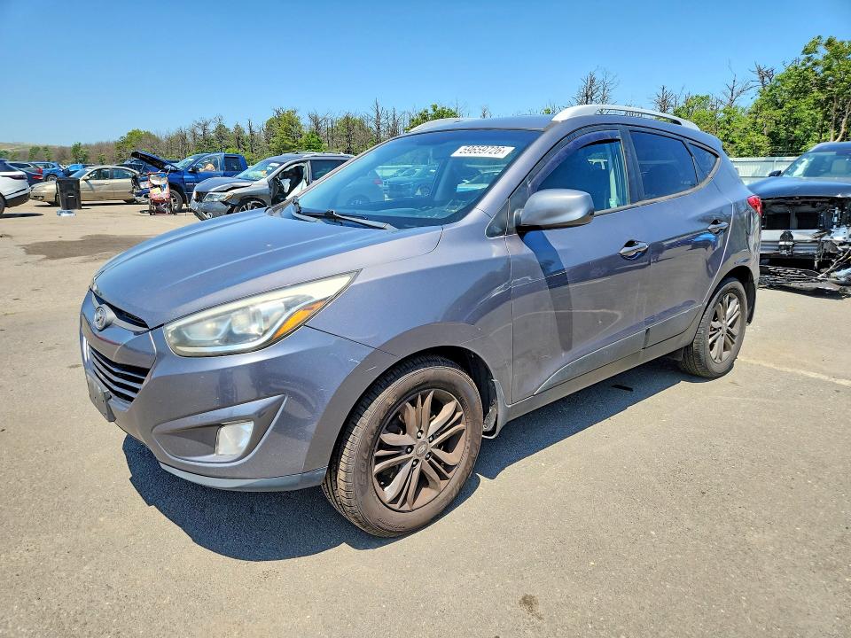 2014 Hyundai Tucson VIN KM8JU3AG3EU870861 COPART salvage auction — MECHANICAL, Ny - Certificate Of Title, sold $1,300 on 2026-07-08 (photo 1)