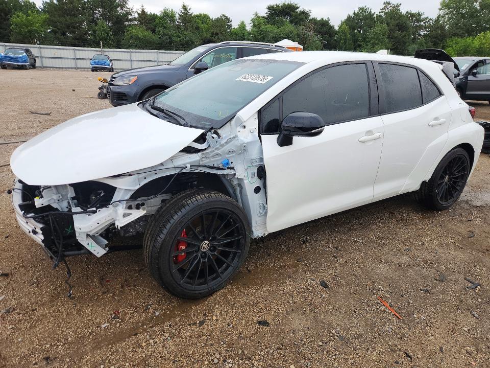 2024 Toyota Gr corolla VIN JTNABAAE2RA015570 — COPART salvage auction photo