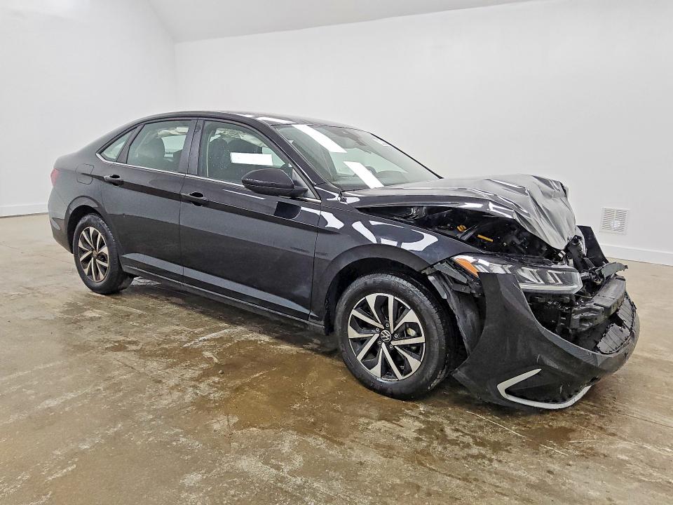 2025 Volkswagen Jetta VIN 3VW5X7BU7SM030801 COPART salvage auction — FRONT END, GA - CERTIFICATE OF TITLE, sold $4,250 on 2026-07-30 (photo 4)