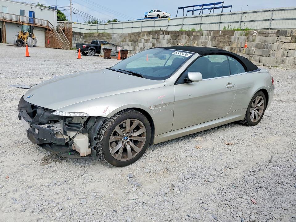 2008 BMW 6 series VIN WBAEB53538CX62461 COPART salvage auction — FRONT END, Ky - Cert Of Title-Salvage, sold $550 on 2026-07-31 (photo 1)