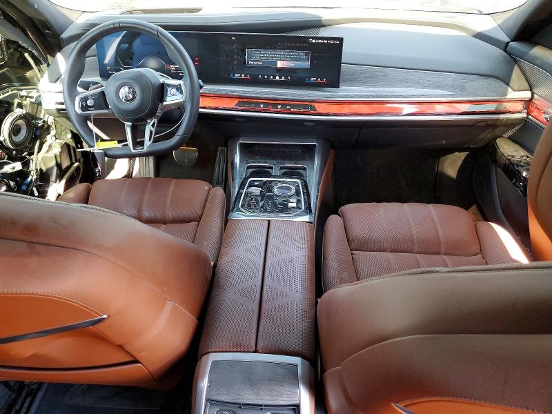 2025 BMW I7 VIN WBY43EJ08SCU94256 COPART salvage auction — FRONT END, Nv - Dis/Dlr/Exp Only Salvage Title, sold $20,200 on 2026-07-31 (photo 8)