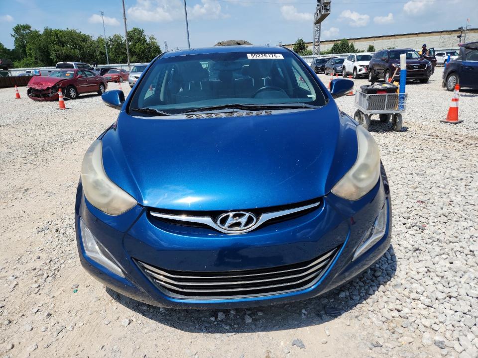 2014 Hyundai Elantra VIN KMHDH4AE2EU144267 COPART salvage auction — MINOR DENT/SCRATCHES, Salvage Title, sold $800 on 2026-07-17 (photo 5)
