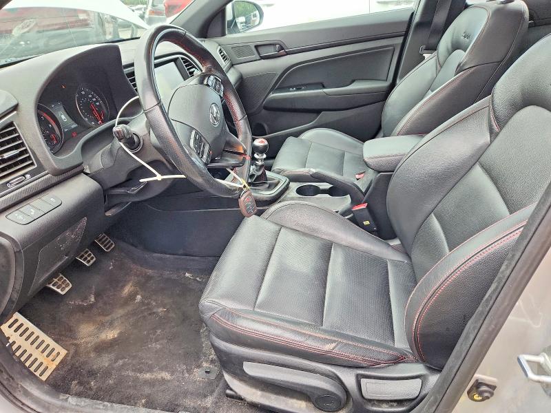 2018 Hyundai Elantra VIN KMHD04LB9JU522251 COPART salvage auction — FRONT END, AK - CERTIFICATE OF VEHICLE TITLE, sold $25 on 2026-07-28 (photo 7)