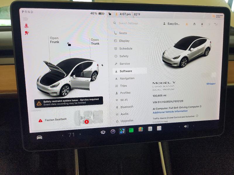 2020 Tesla Model y VIN 5YJYGDEEXLF032129 COPART salvage auction — FRONT END, MN - CERT OF TITLE-SALVAGE, sold $7,800 on 2026-07-23 (photo 9)