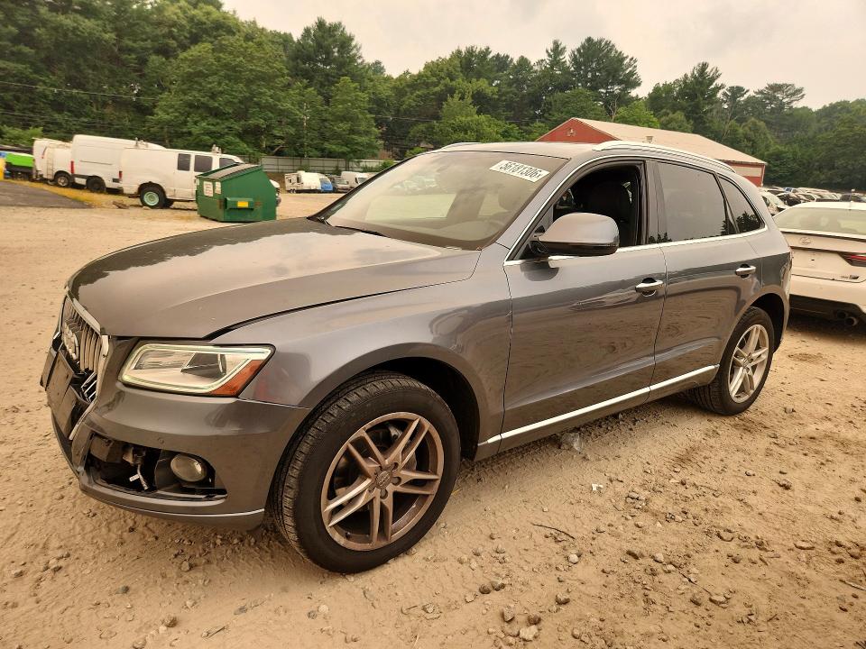2016 Audi Q5 VIN WA1L2AFP2GA003451 COPART salvage auction — FRONT END, MA - CERT OF TITLE-RECONSTRCTD COLL, sold $3,050 on 2026-07-20 (photo 1)