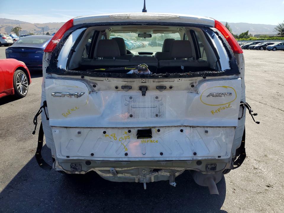 2014 Honda Cr-v VIN 5J6RM4H59EL008875 COPART salvage auction — REAR END, Ca - Salvage Certificate, sold $3,250 on 2026-07-09 (photo 6)