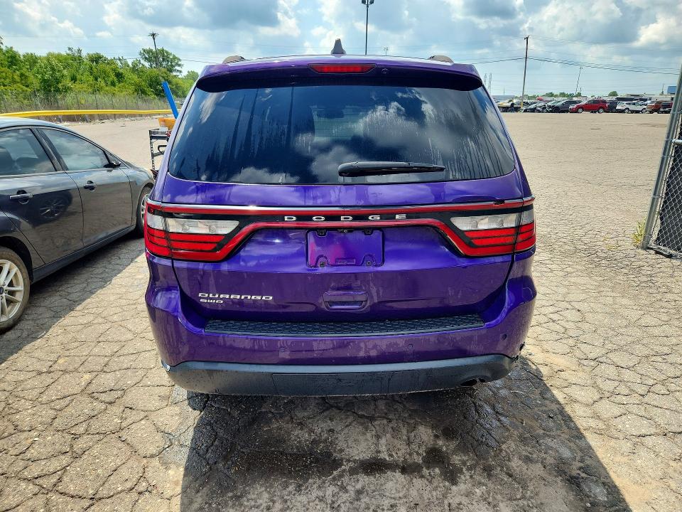 2014 Dodge Durango VIN 1C4RDJAG5EC428679 COPART salvage auction — MINOR DENT/SCRATCHES, Mi - Certificate Of Title, sold $975 on 2026-07-31 (photo 6)