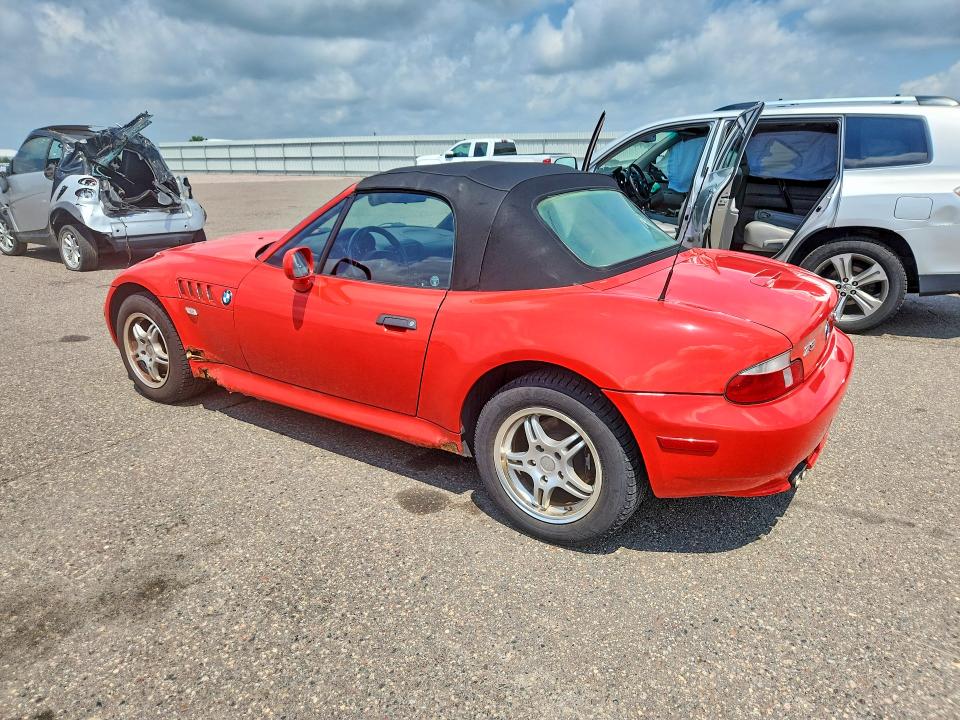 2001 BMW Z3 VIN WBACN33401LM00720 COPART salvage auction — MINOR DENT/SCRATCHES, Mn - Certificate Of Title, sold $1,800 on 2026-07-30 (photo 2)