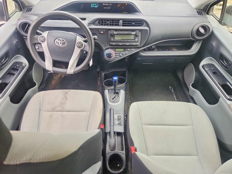 2014 Toyota Prius c VIN JTDKDTB33E1562465 COPART salvage auction — SIDE, Oh - Cert Of Title-Salvage, sold $1,400 on 2026-07-15 (photo 8)