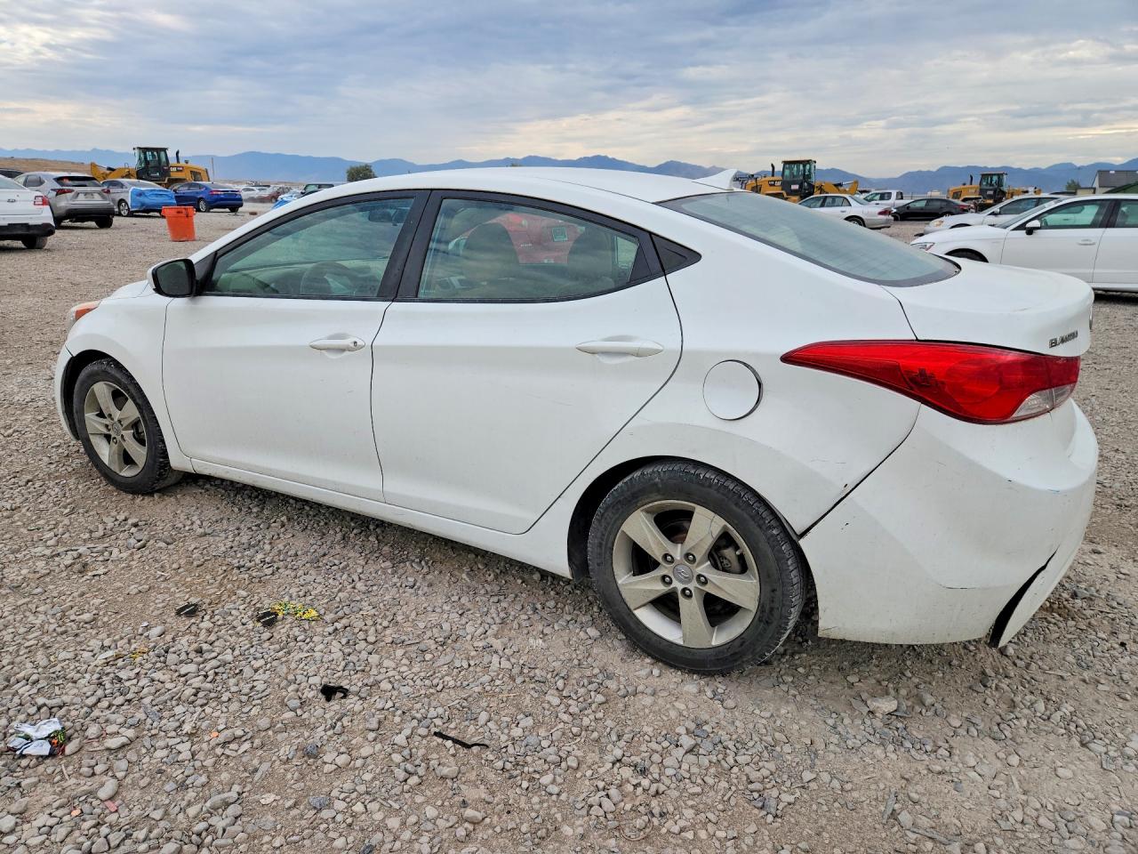 2012 Hyundai Elantra VIN 5NPDH4AE0CH107732 COPART salvage auction — Normal Wear, CA - SALVAGE CERTIFICATE, sold $425 on 2026-08-21 (photo 2)