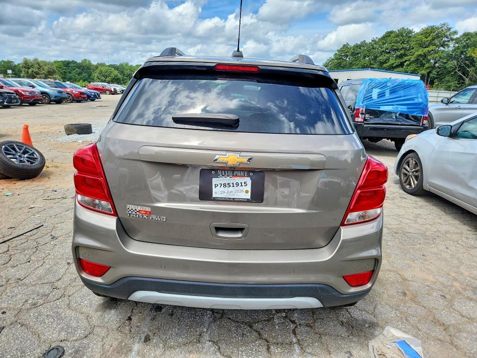 2021 Chevrolet Trax VIN KL7CJPSB9MB349506 COPART salvage auction — SIDE, Ga - Cert Of Title-Salvage, sold $1,400 on 2026-07-31 (photo 6)