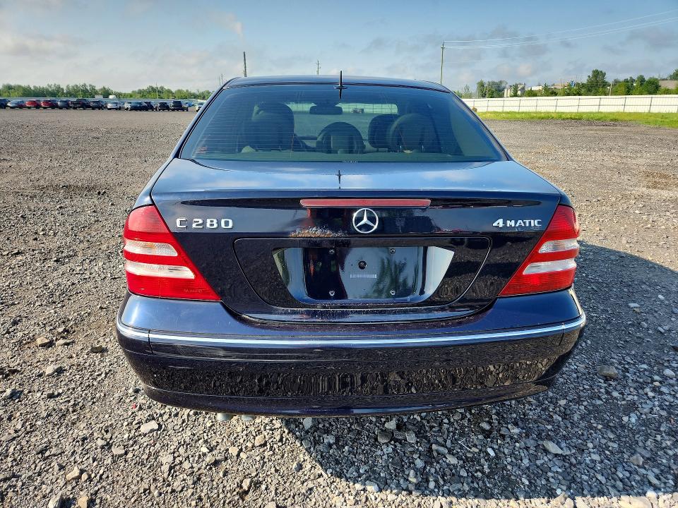 2006 Mercedes-benz C class VIN WDBRF92J96F823630 COPART salvage auction — SIDE, ON - PERMIT NO BRAND - UNFIT, sold $375 on 2026-07-28 (photo 6)