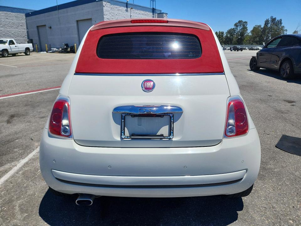2013 Fiat VIN 3C3CFFDR4DT684460 COPART salvage auction — FRONT END, Ca - Salvage Certificate, sold $225 on 2026-08-18 (photo 6)
