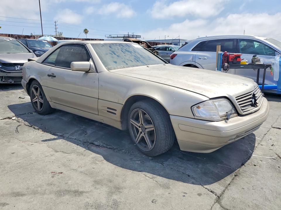 1997 Mercedes-benz Sl-class VIN WDBFA67F0VF151038 COPART salvage auction — REAR END, Ca - Dis/Dlr/Exp Clean W/Salv Hist, sold $1,150 on 2026-07-17 (photo 4)