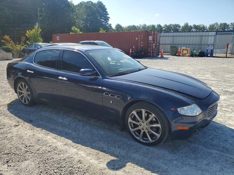 2008 Maserati Quattroporte VIN ZAMFE39A780038535 COPART salvage auction — MECHANICAL, Ga - Certificate Of Title, sold $525 on 2026-07-27 (photo 4)