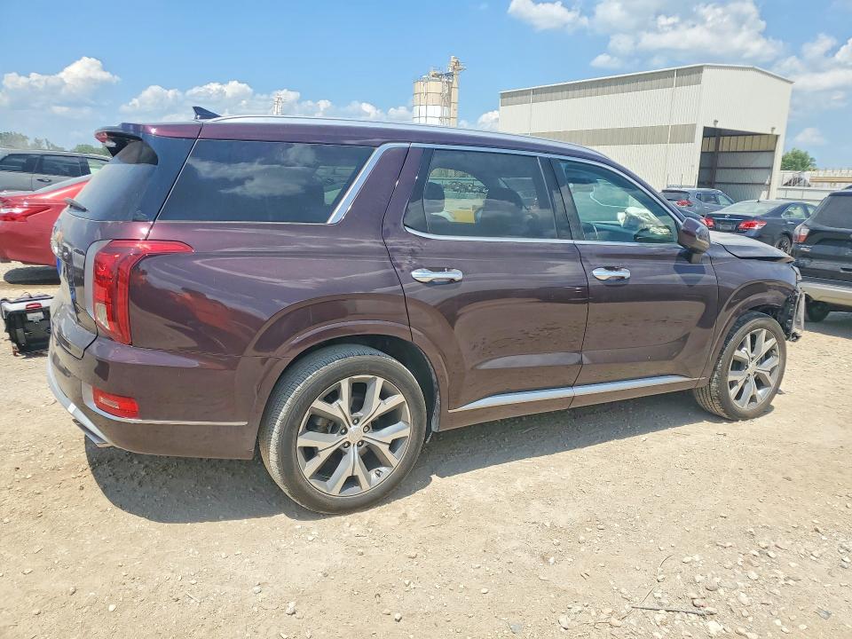 2021 Hyundai Palisade VIN KM8R54HE8MU283953 COPART salvage auction — FRONT END, Mo - Salvage Certificate Of Title, sold $100 on 2026-07-30 (photo 3)