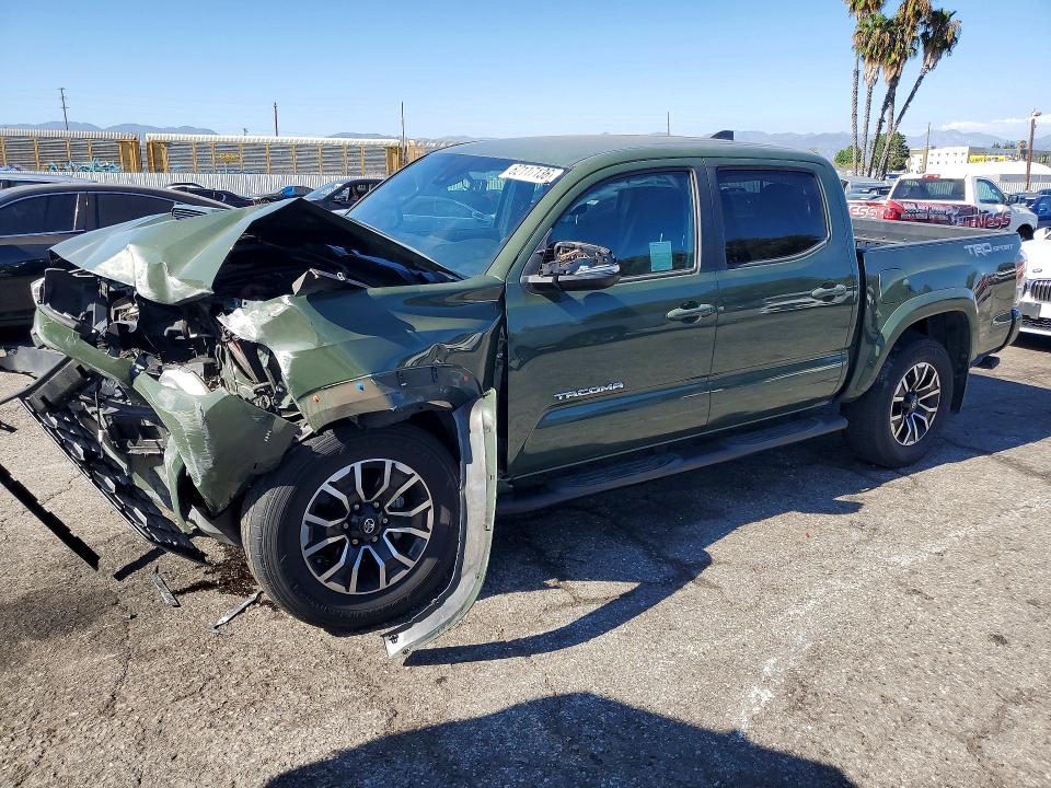 2021 Toyota Tacoma VIN 3TMAZ5CNXMM155950 — COPART salvage auction photo