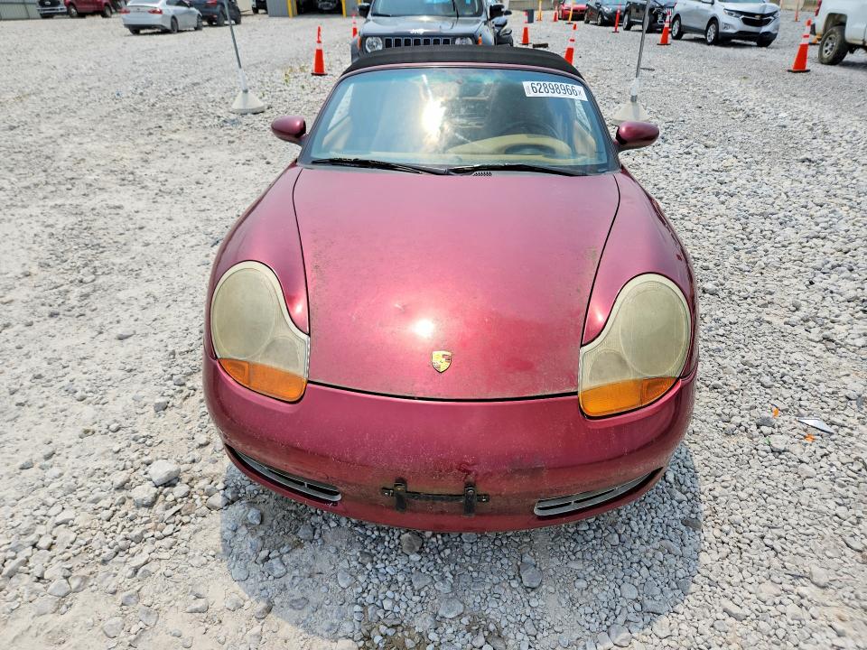 1998 Porsche Boxster VIN WP0CA2981WU624339 COPART salvage auction — WATER/FLOOD, Oh - Cert Of Title-Flood History, sold $125 on 2026-08-04 (photo 5)