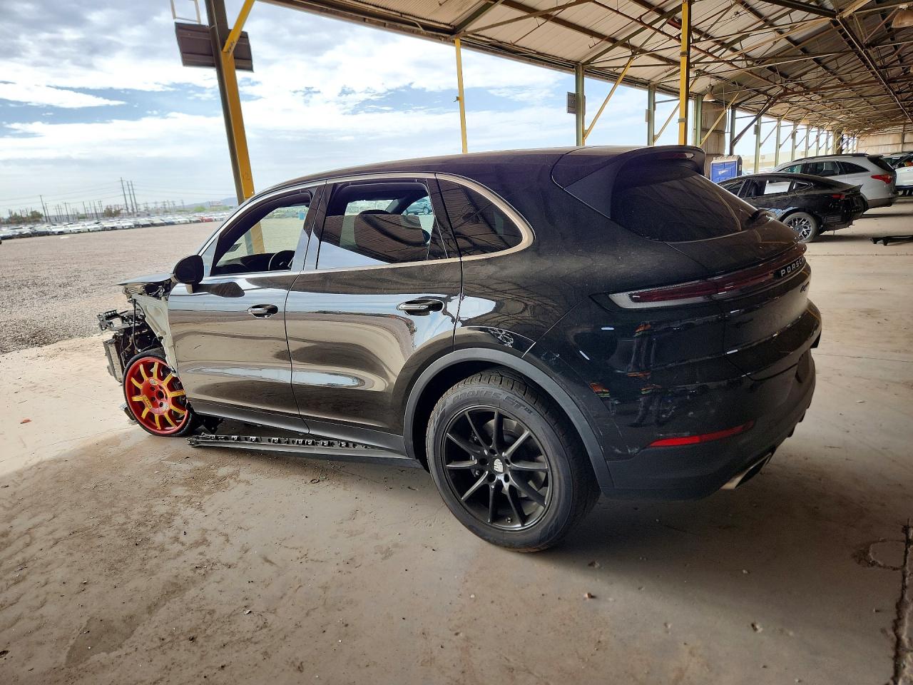 2024 Porsche Cayenne VIN WP1AA2AY6RDA10196 COPART salvage auction — Front End, AZ - CERT OF TITLE - SALVAGE, sold $28,750 on 2026-08-31 (photo 2)